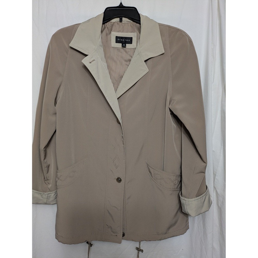 Braetan Beige Overcoat Jacket Women's MEDIUM